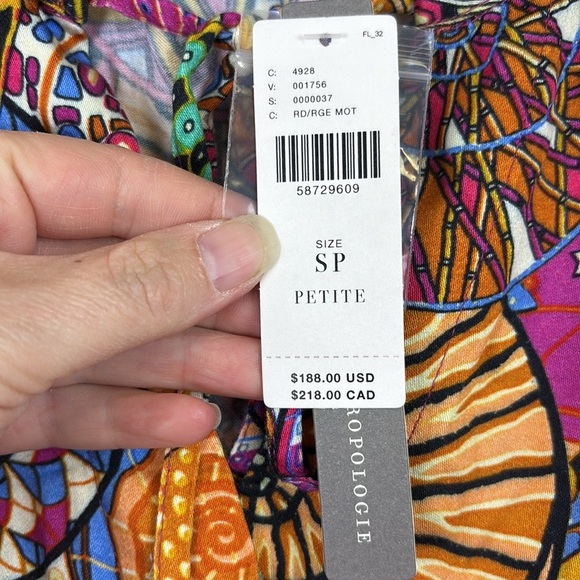 NWT Anthropologie Tiny Velia maxi dress sz sm petite - Picture 7 of 13